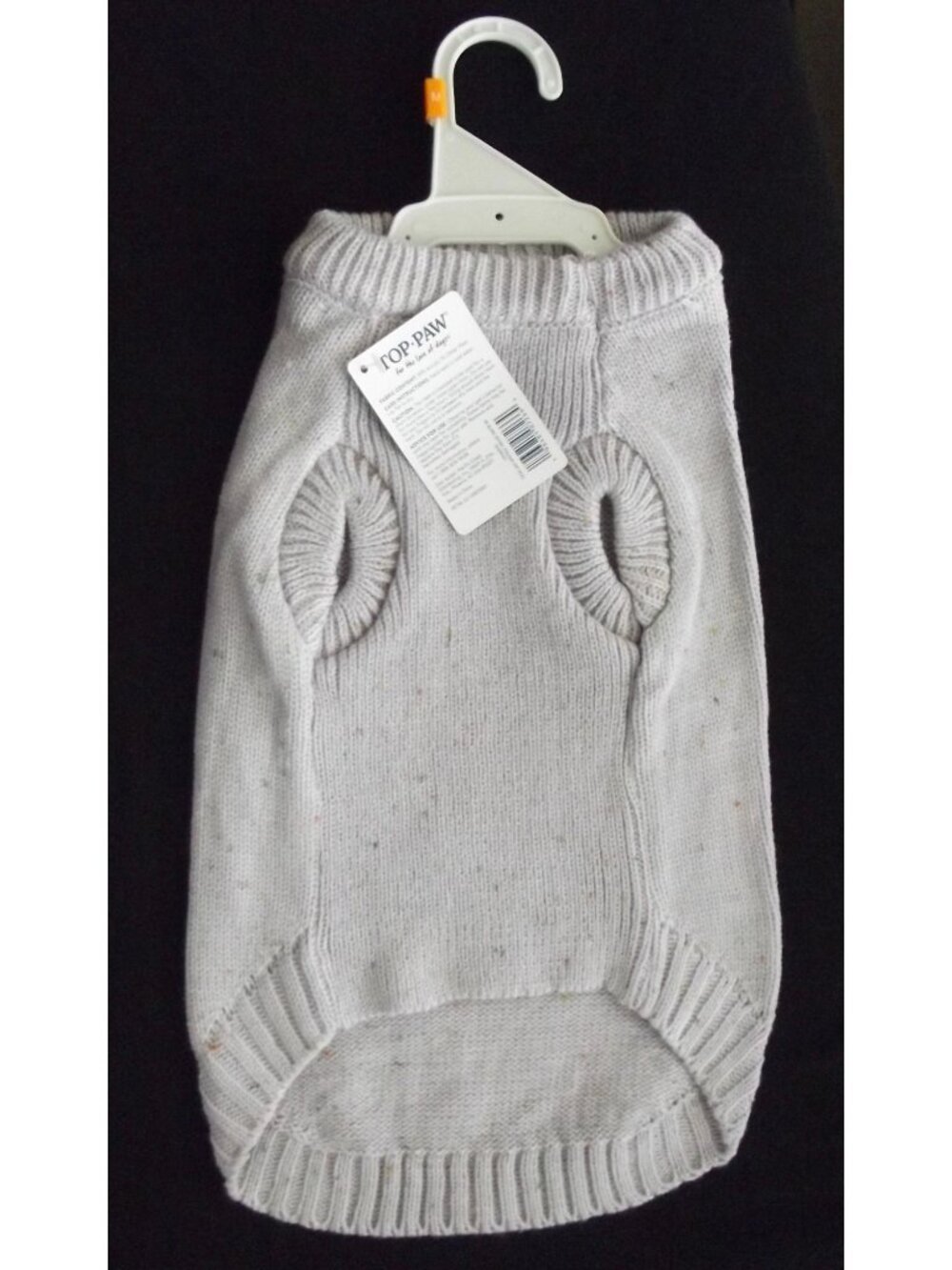Top Paw Dog Sweater Size Medium Lavender Purple Speckled
